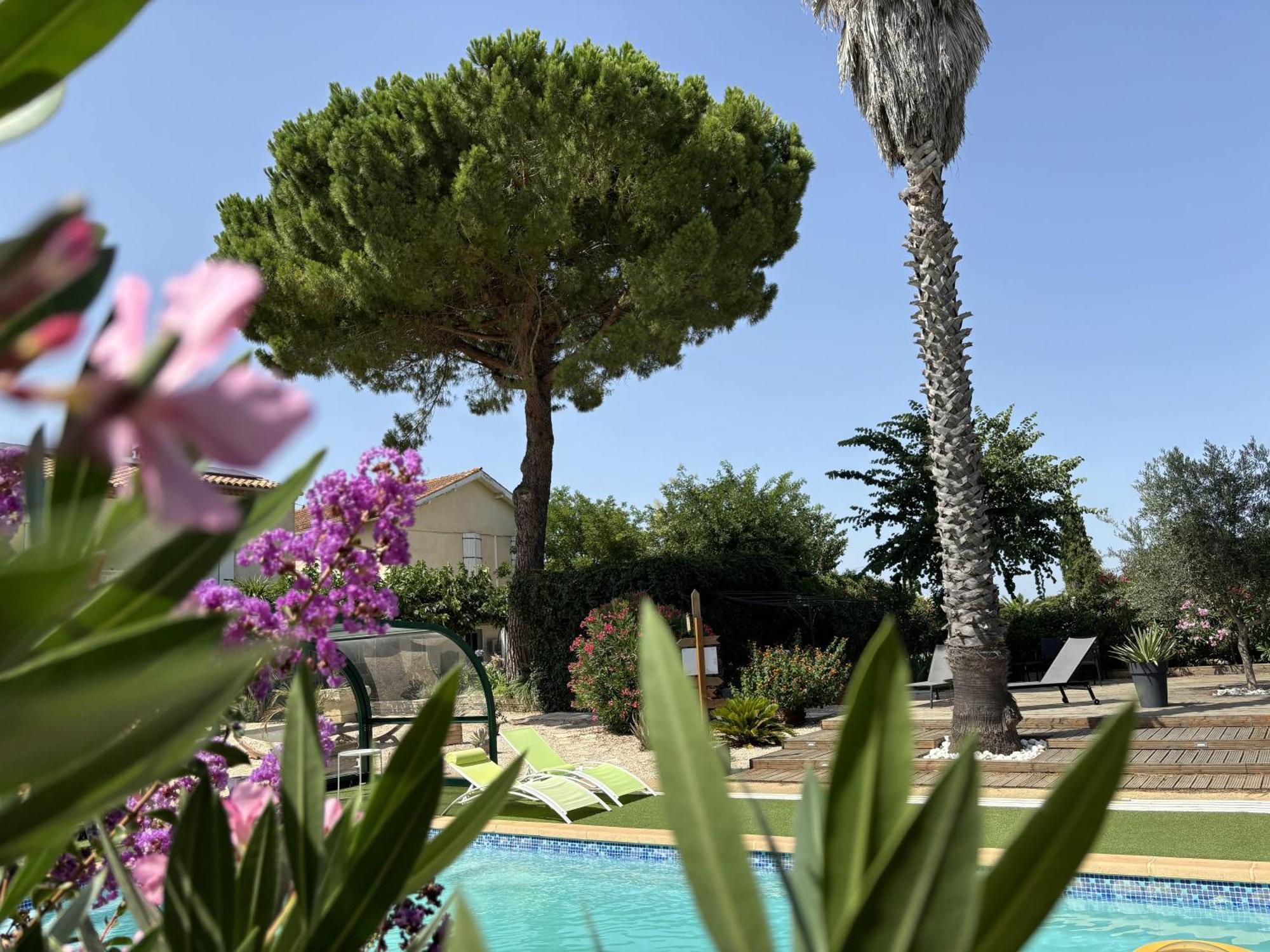 A L'Oree Des Vignes Montady Dış mekan fotoğraf